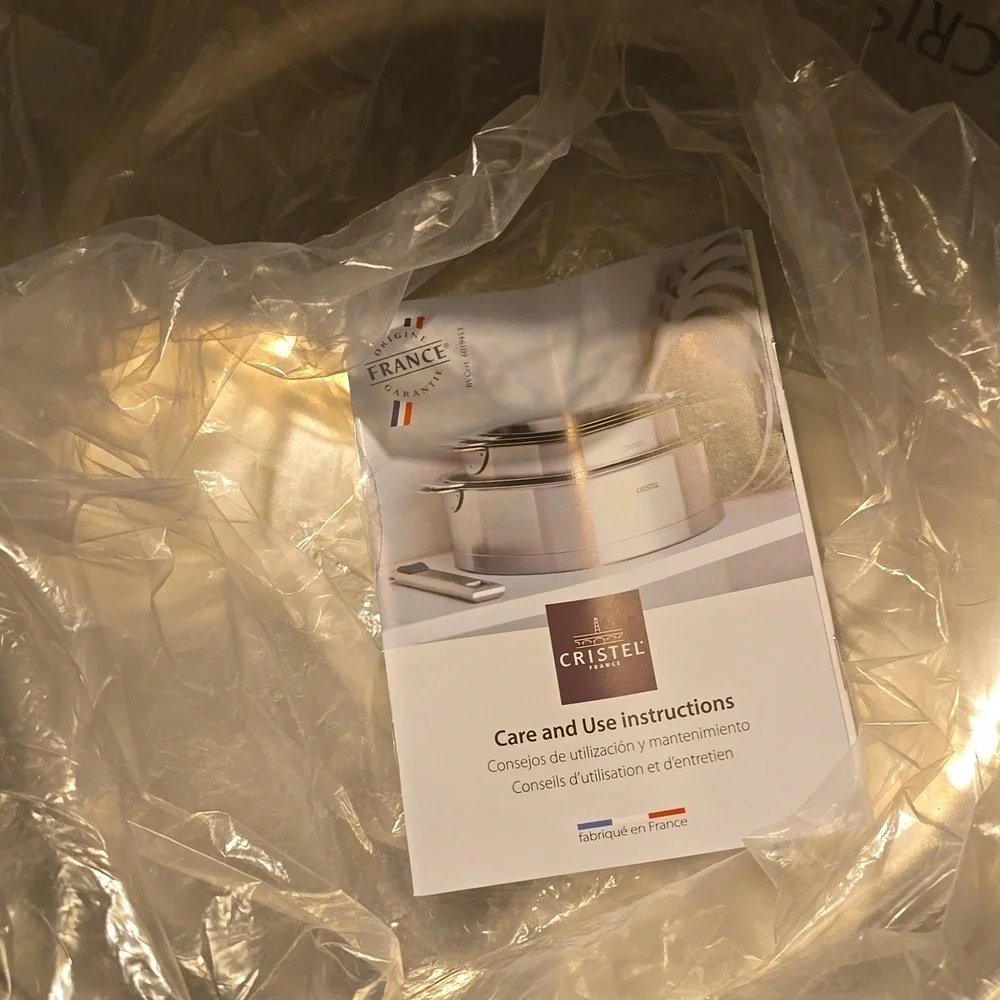 Cristel Stainless Steel Strate Rem Saute 5.5 Qt. + Lid, Retail Price $439.95US